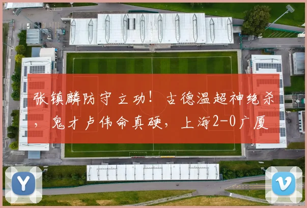 张镇麟防守立功！古德温超神绝杀，鬼才卢伟命真硬，上海2-0广厦